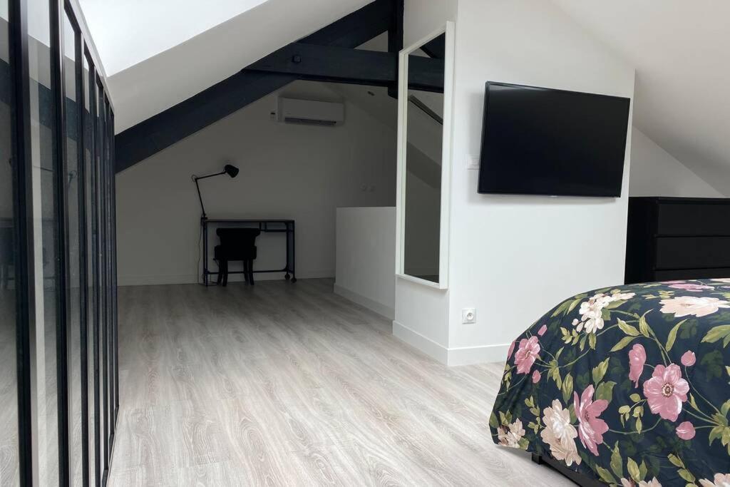 70M2 Climatise - Parking Prive - Lycee Roosevelt - Reims Arena Apartamento Exterior foto