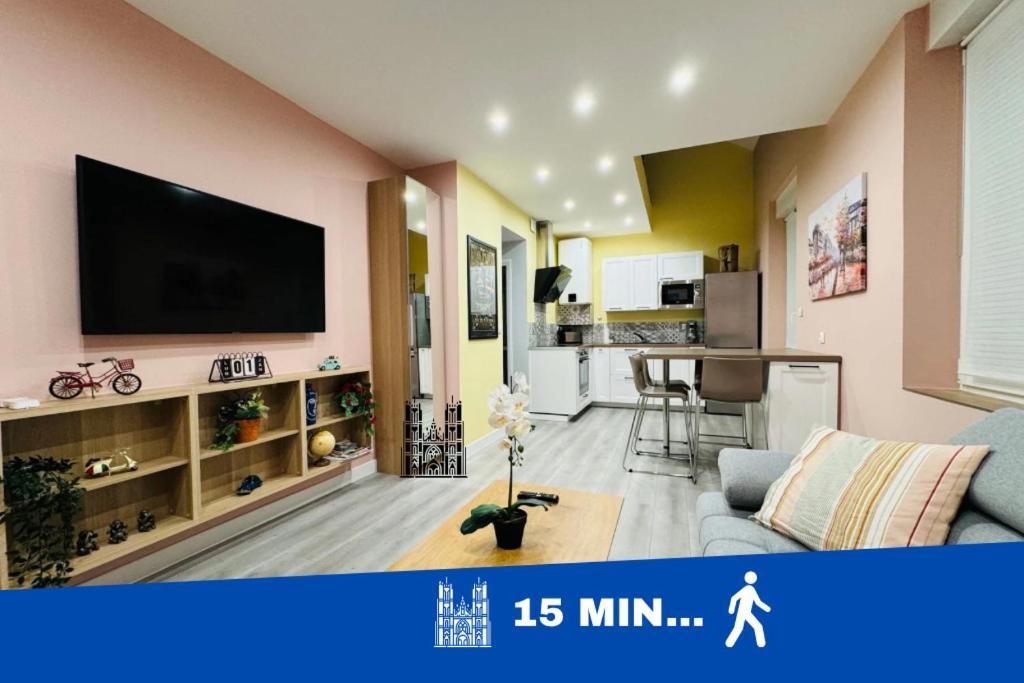 70M2 Climatise - Parking Prive - Lycee Roosevelt - Reims Arena Apartamento Exterior foto