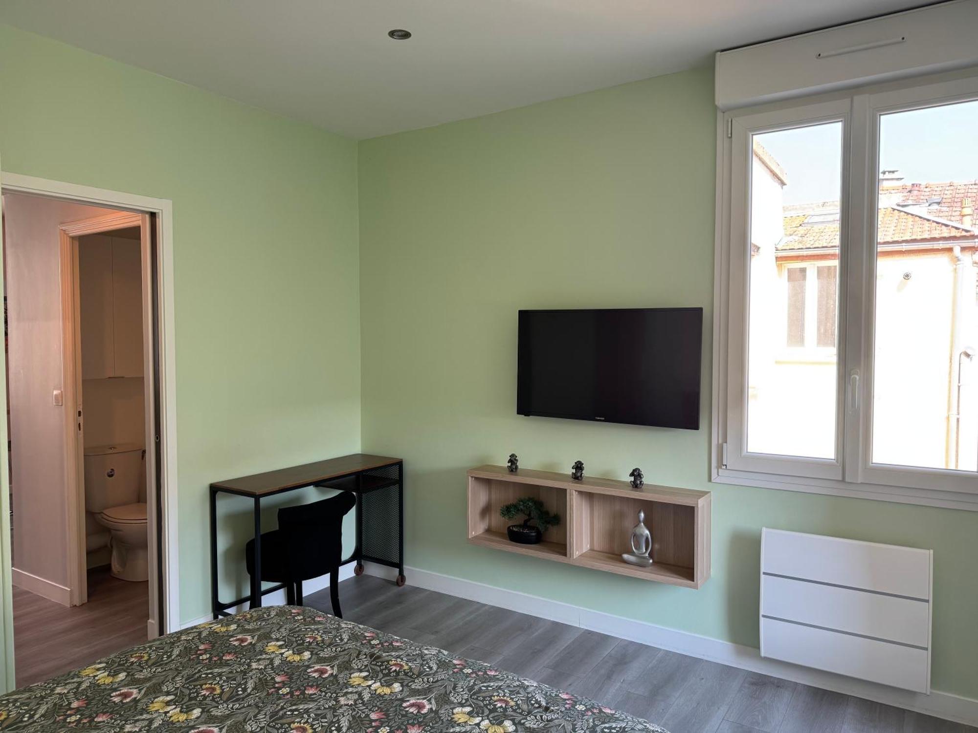 70M2 Climatise - Parking Prive - Lycee Roosevelt - Reims Arena Apartamento Exterior foto