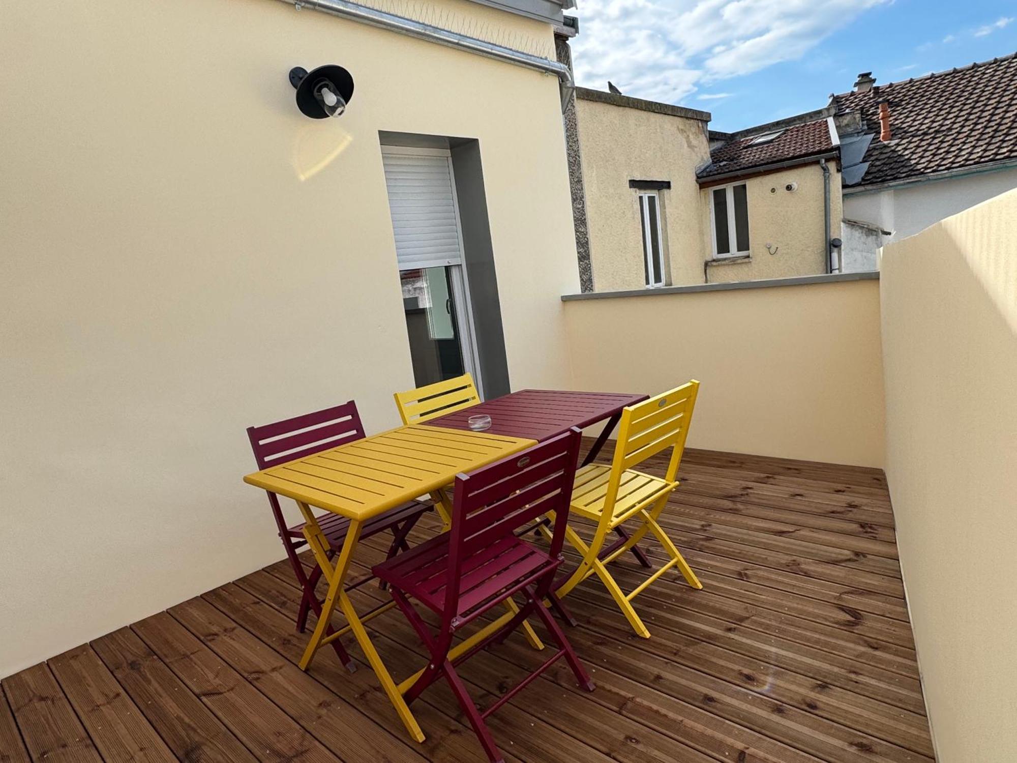70M2 Climatise - Parking Prive - Lycee Roosevelt - Reims Arena Apartamento Exterior foto
